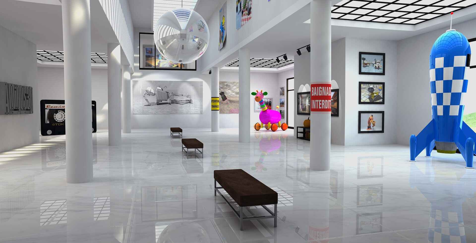 Image of the inside of Community Science Museum